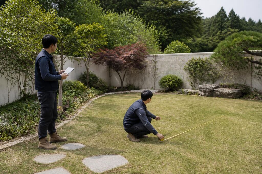 인천 잔디 깎기 작업 범위와 현장 조건 이미지