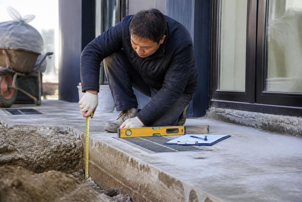 부산 정원 조성공사 작업 범위와 현장 조건 이미지