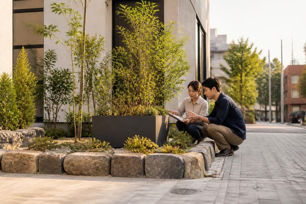 서울 종로구 화단·플랜터 조성 이미지