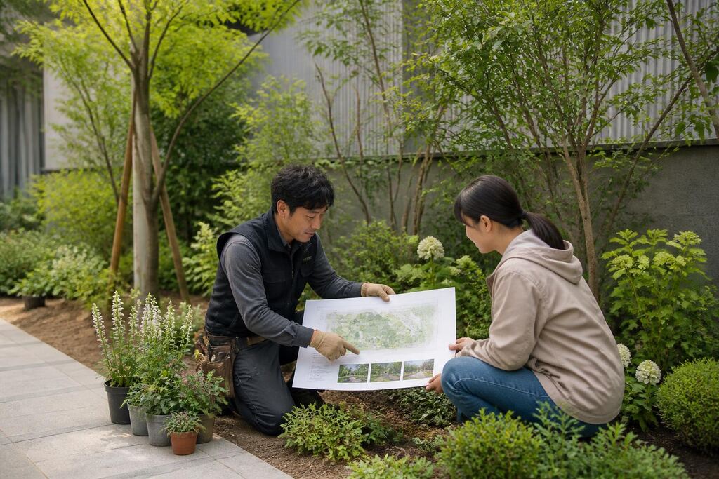 서울 종로구 조경 식재공사 이미지