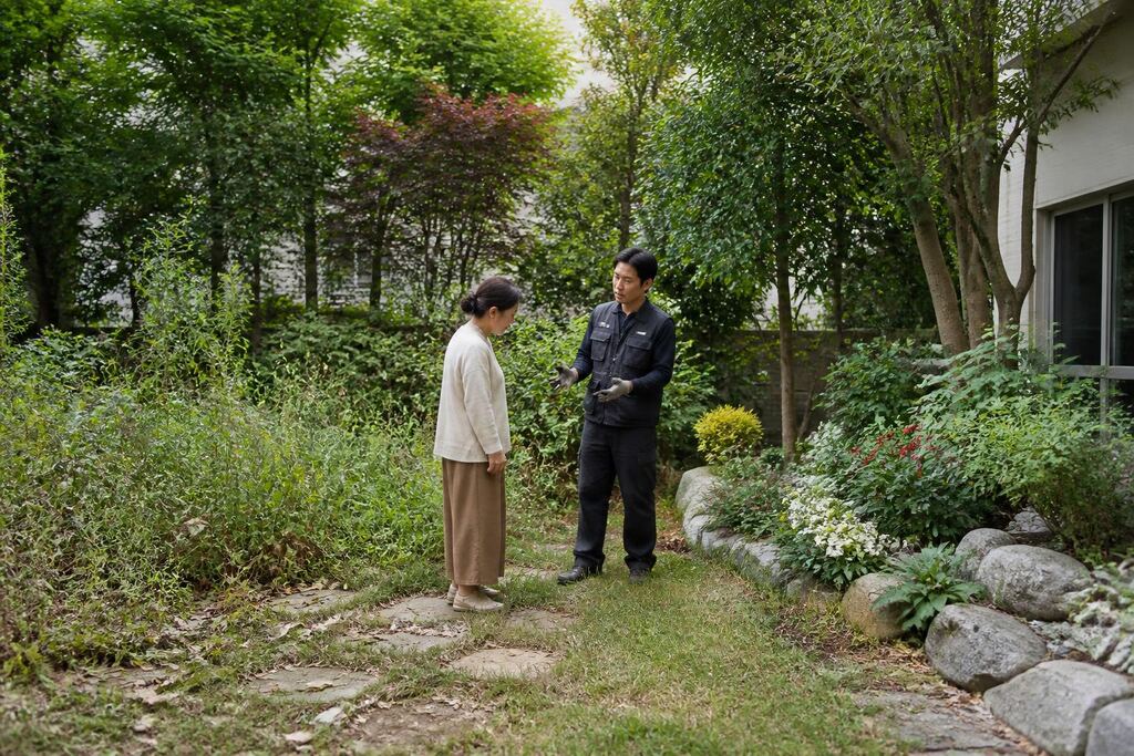 서울 정원 정리·복구 이미지