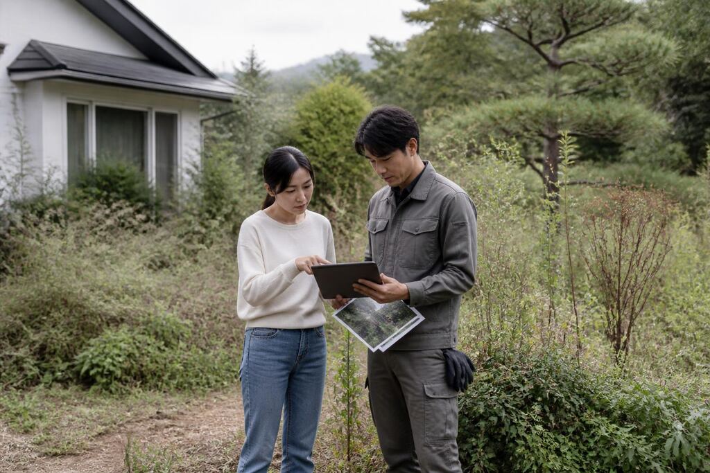 강원특별자치도 정원 정리·복구 이미지