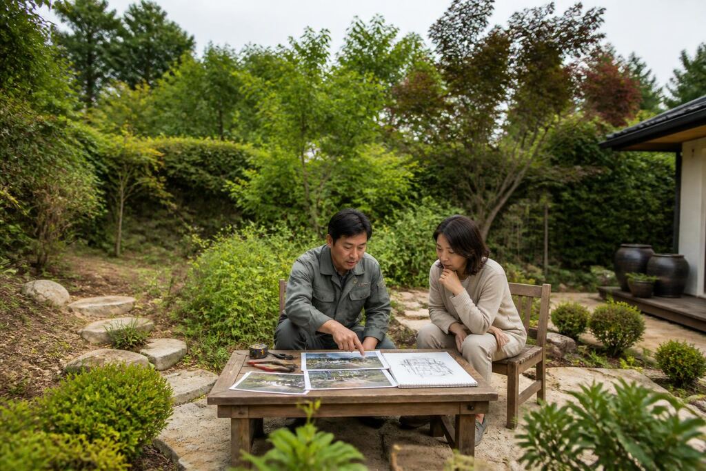 경북 정원 정리·복구 이미지