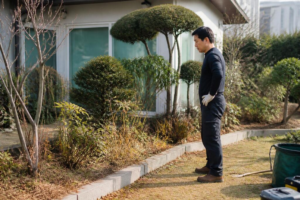 부산 정원 정리·복구 이미지