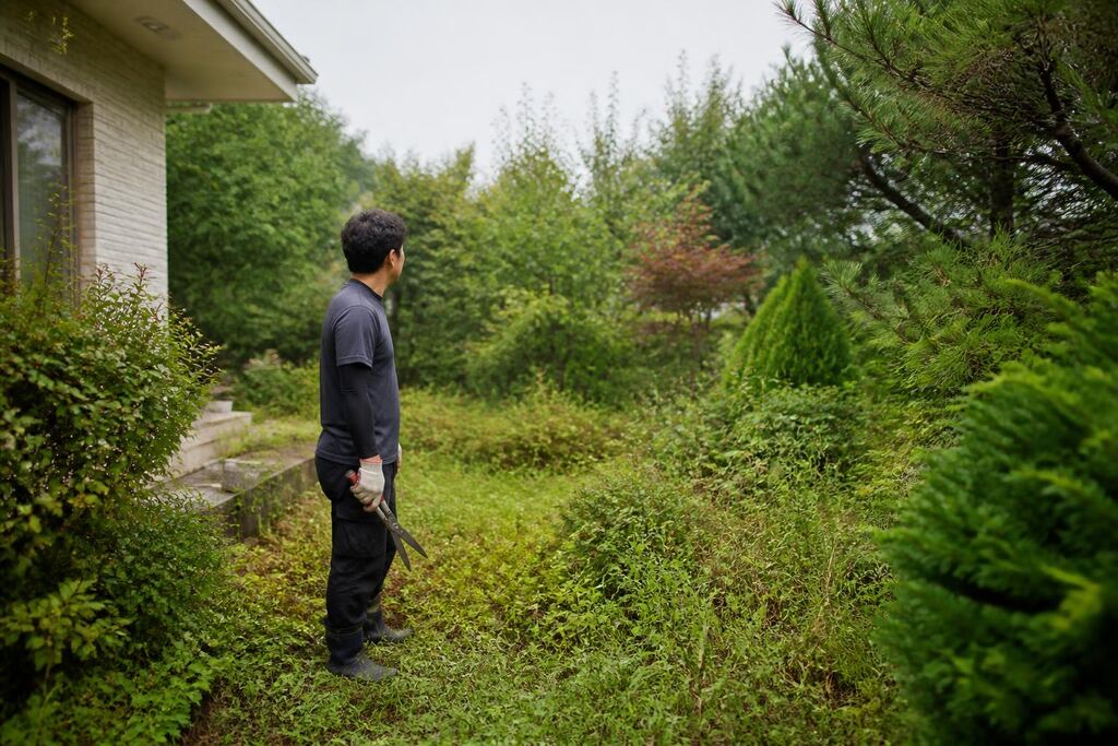 울산 정원 정리·복구 이미지