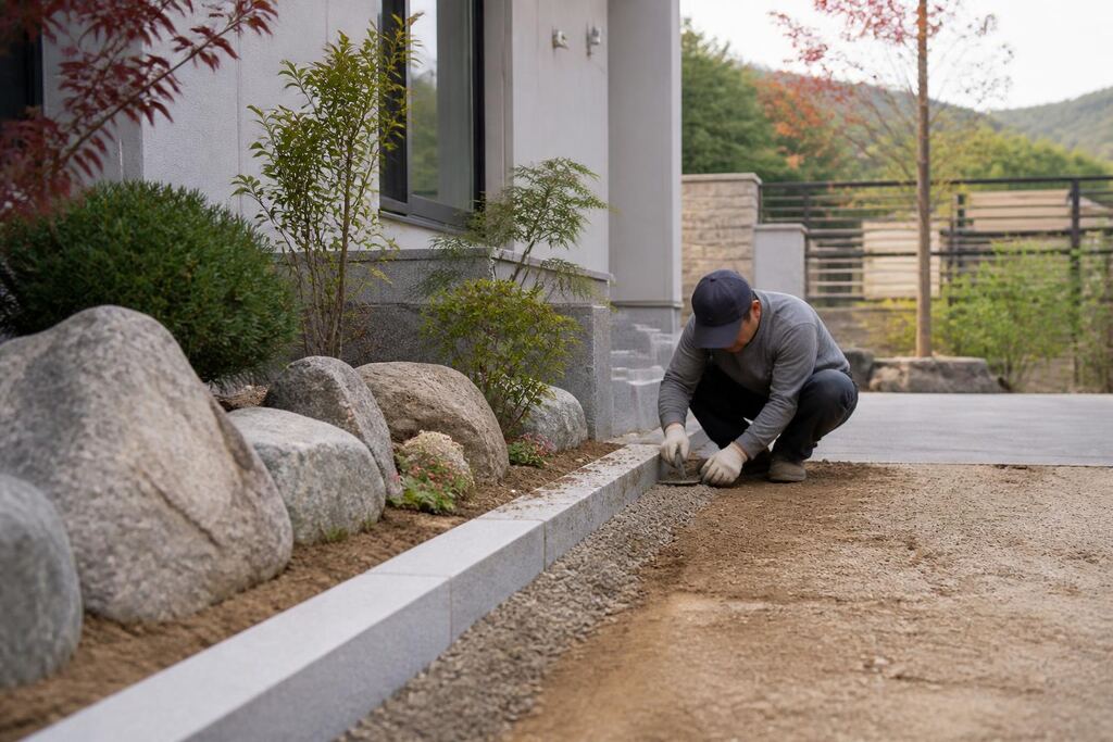 강원특별자치도 조경석·경계석 시공 비용과 업체 비교 정보 이미지
