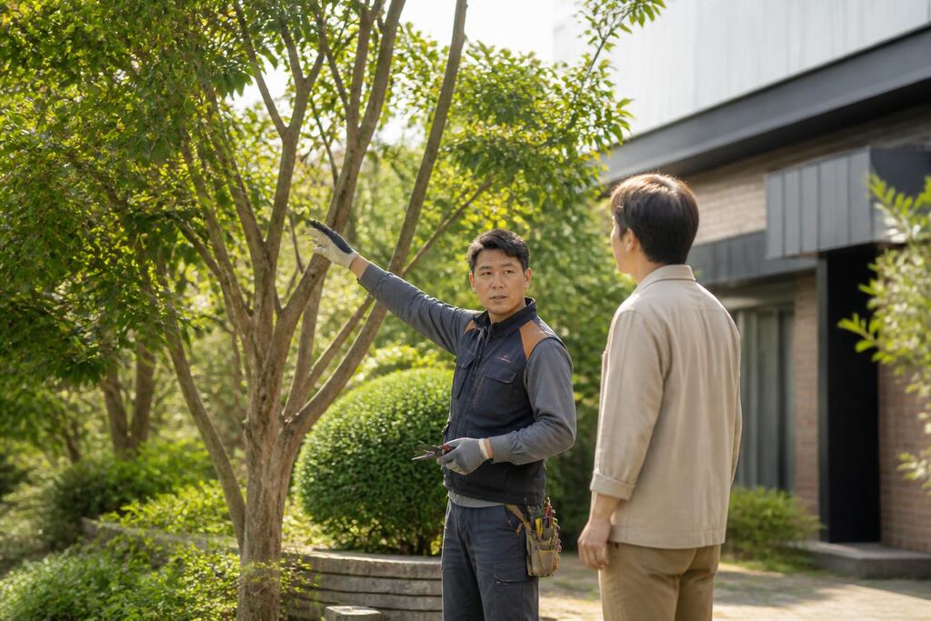 전남광주통합특별시 수목 정리 이미지