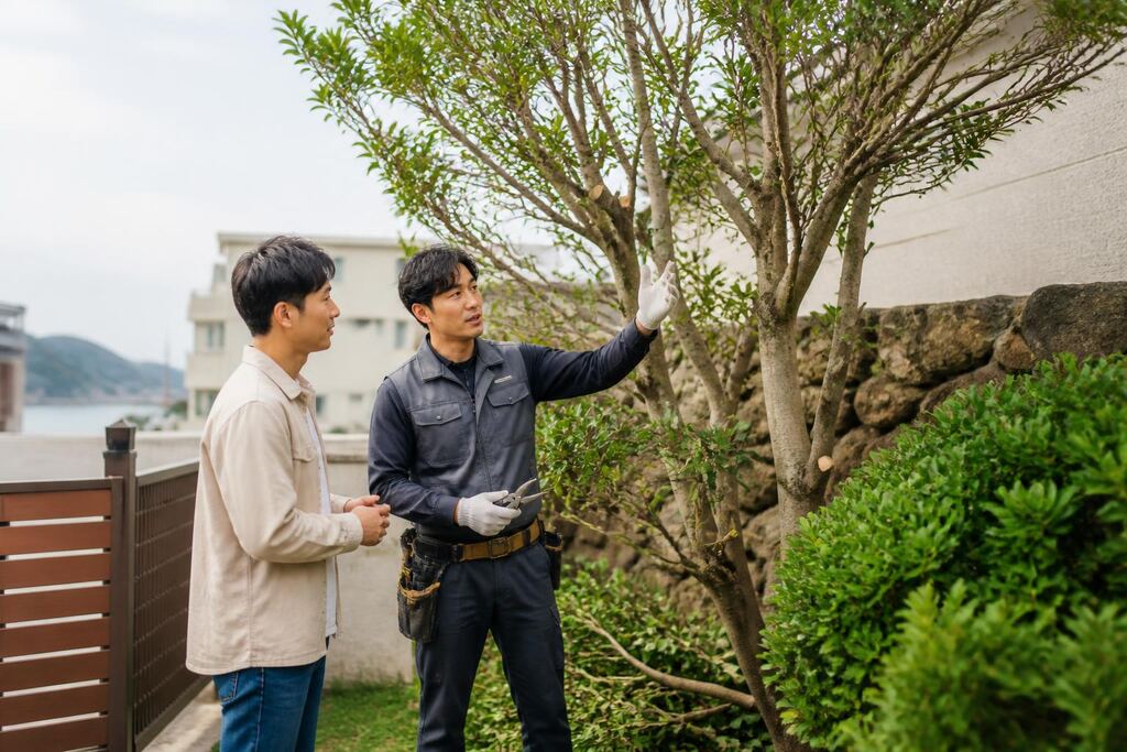 부산 수목 정리 이미지