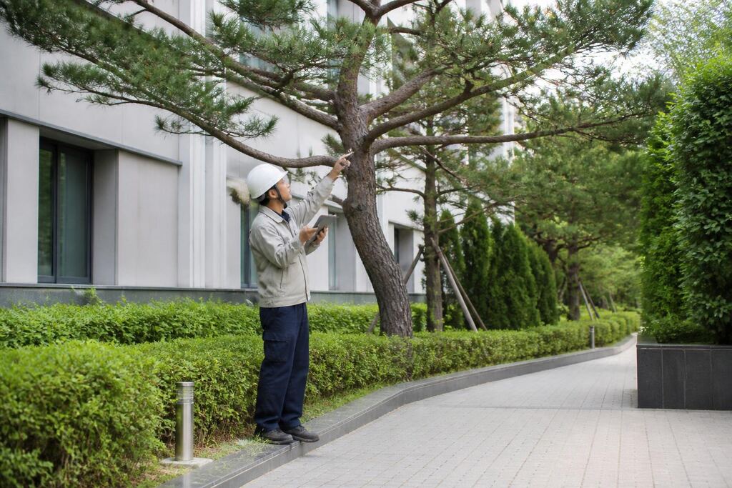 경남 나무 전지·전정 작업 범위와 현장 조건 이미지