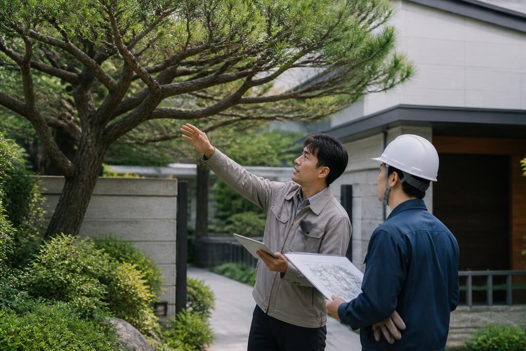 전남광주통합특별시 나무 전지·전정 작업 범위와 현장 조건 이미지