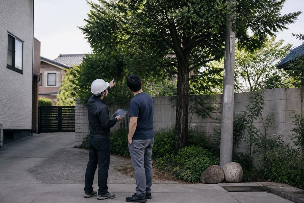 인천 나무 제거·벌목 작업 범위와 현장 조건 이미지
