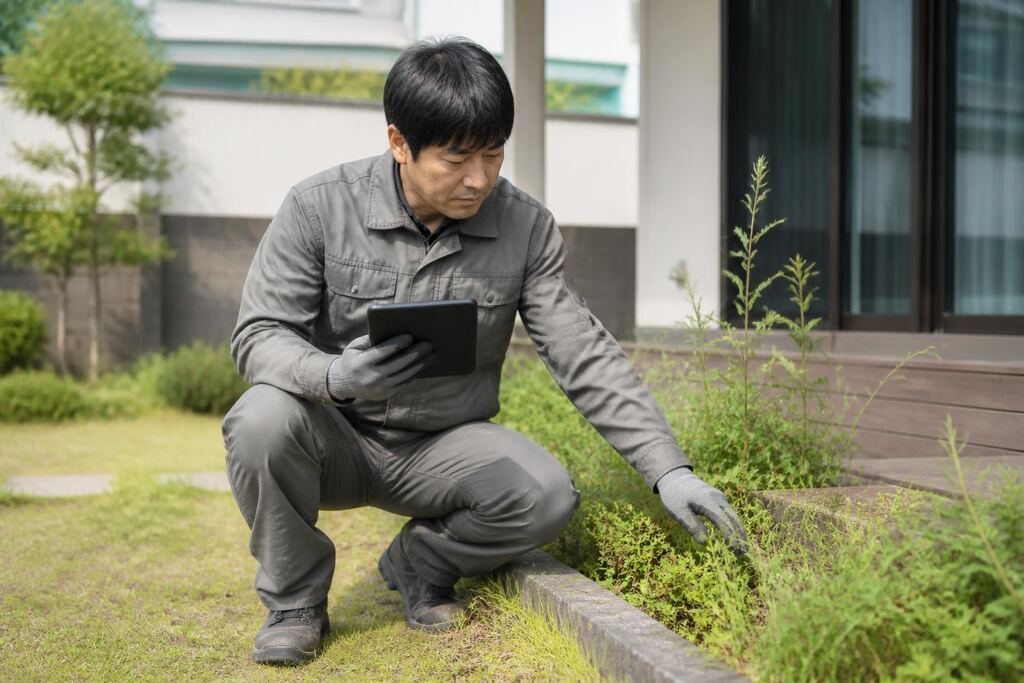 충남 잡초 제거 이미지