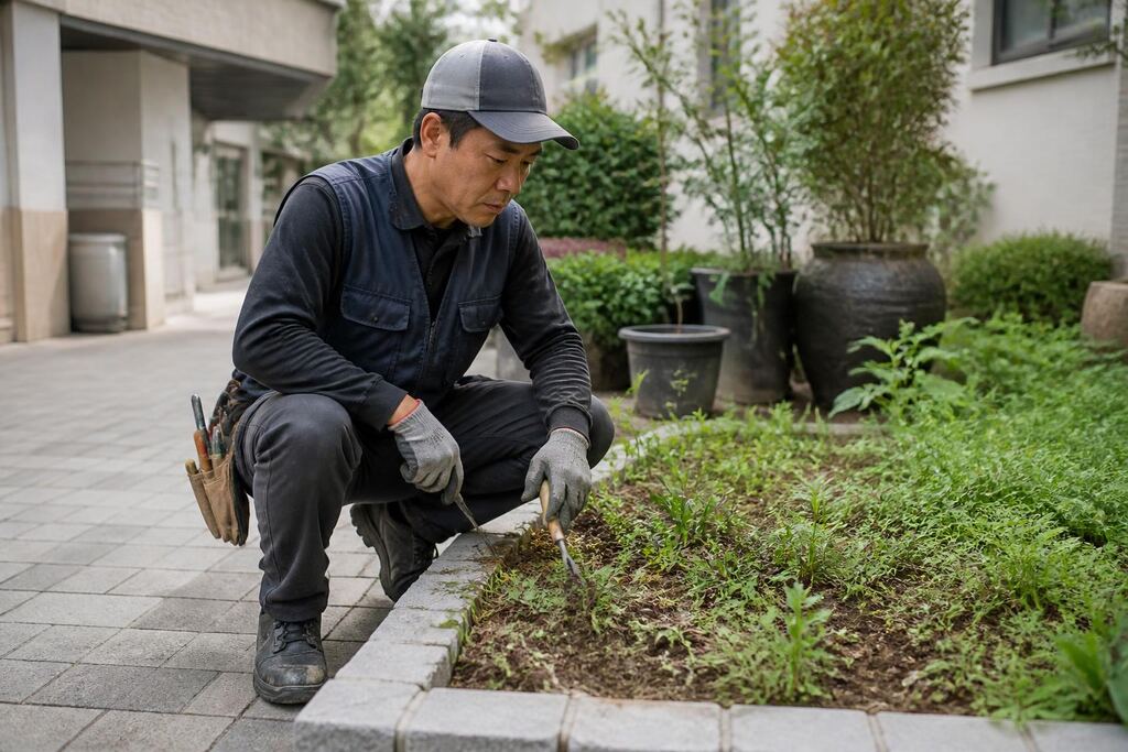 서울 종로구 잡초 제거 이미지