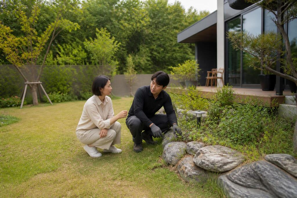 세종특별자치시 잡초 제거 이미지