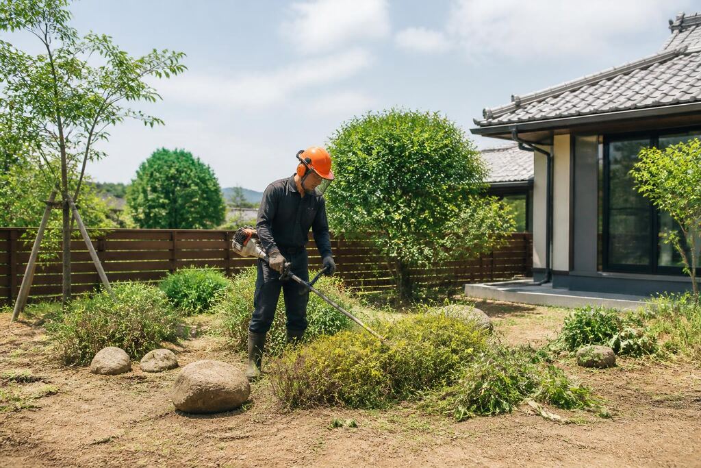 충남 마당 정리 이미지