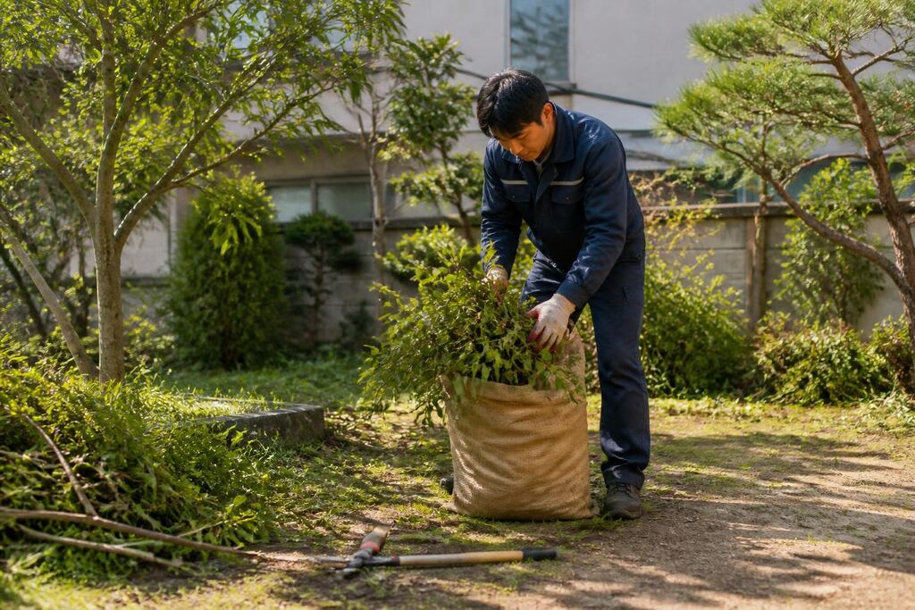세종특별자치시 마당 정리 이미지