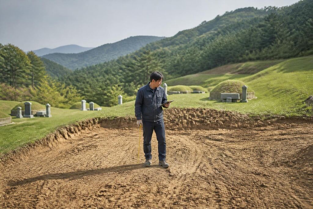 충북 묘지조성 이미지
