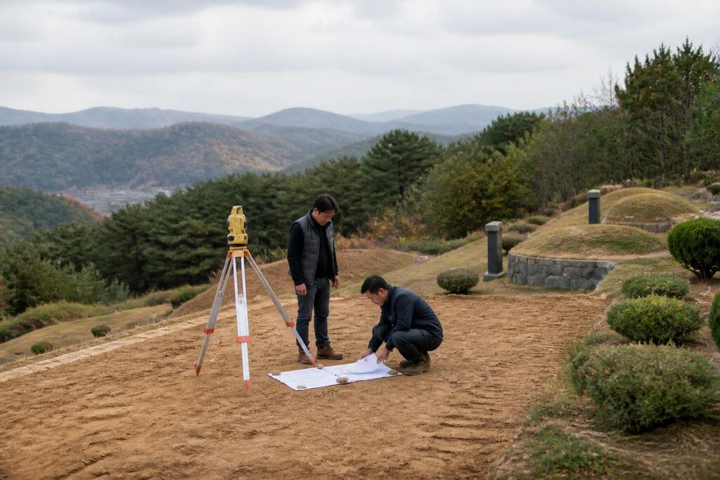 충남 묘지조성 이미지