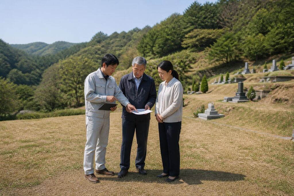 부산 묘지조성 이미지