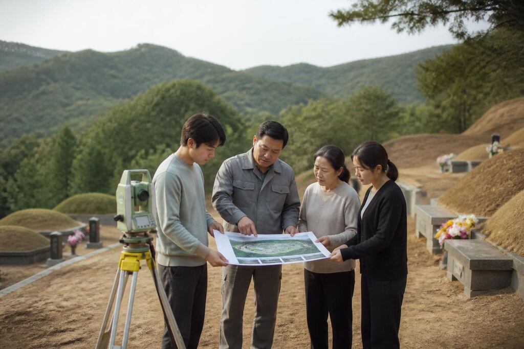 인천 묘지조성 이미지
