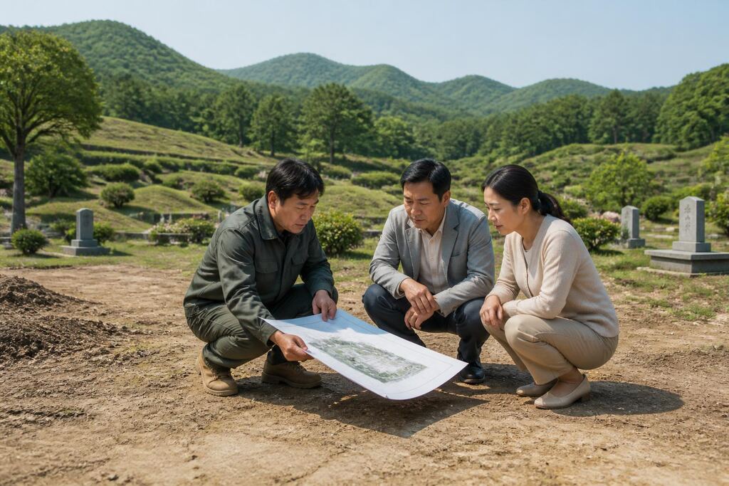 울산 묘지조성 이미지