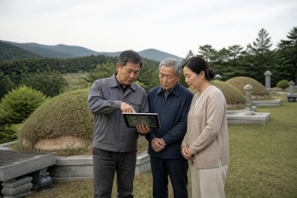서울 묘지이장 이미지