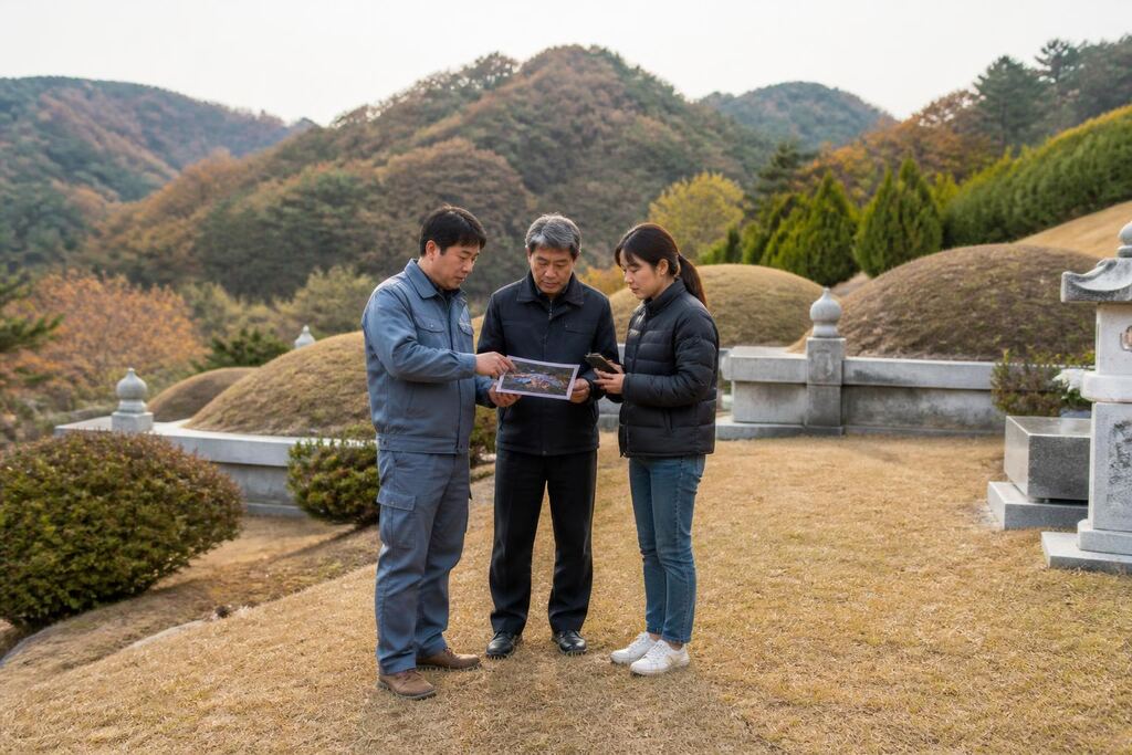 부산 묘지이장 이미지