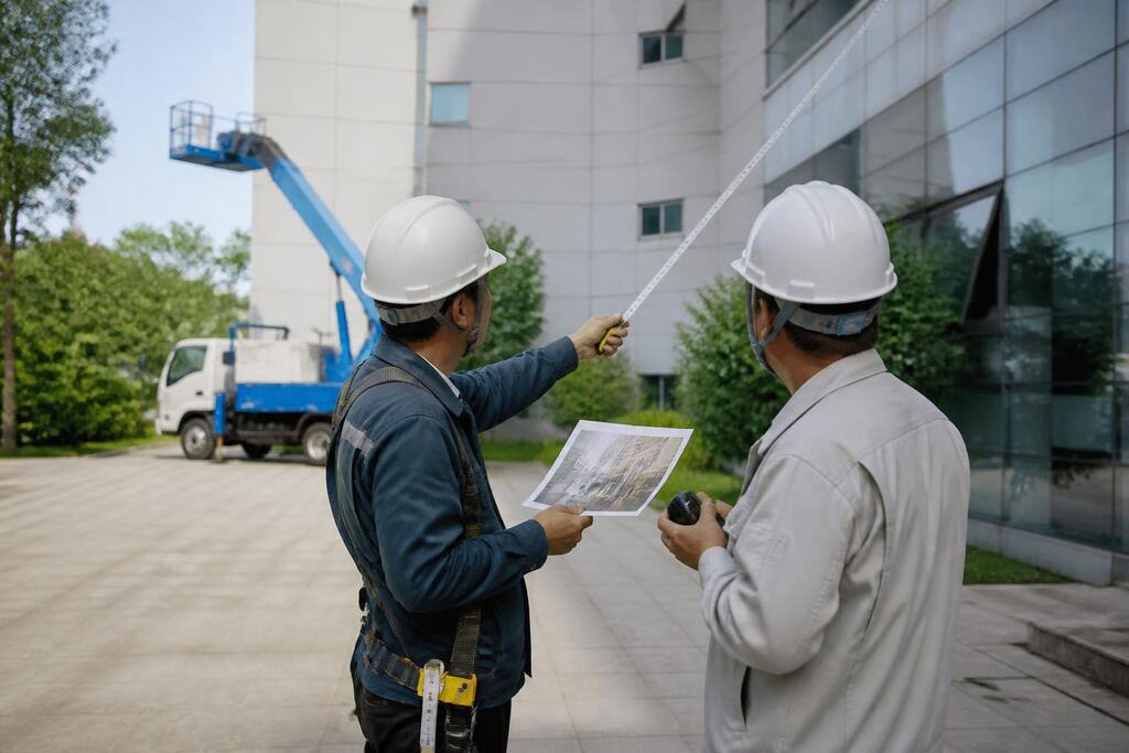 대구 고소작업차 작업 범위와 현장 조건 이미지