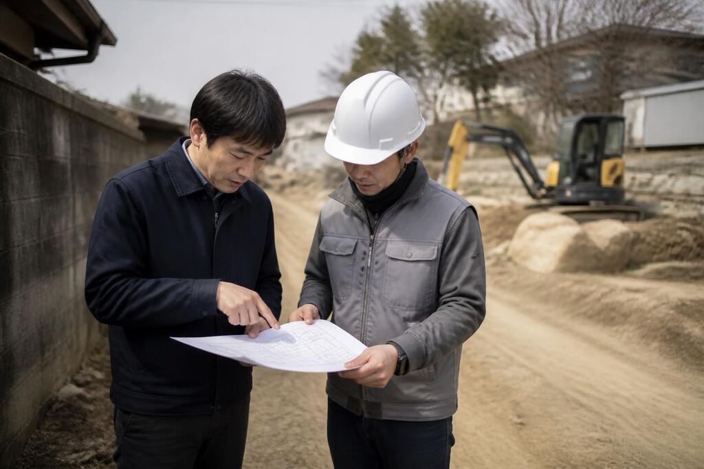 강원특별자치도 굴착기 작업 범위와 현장 조건 이미지