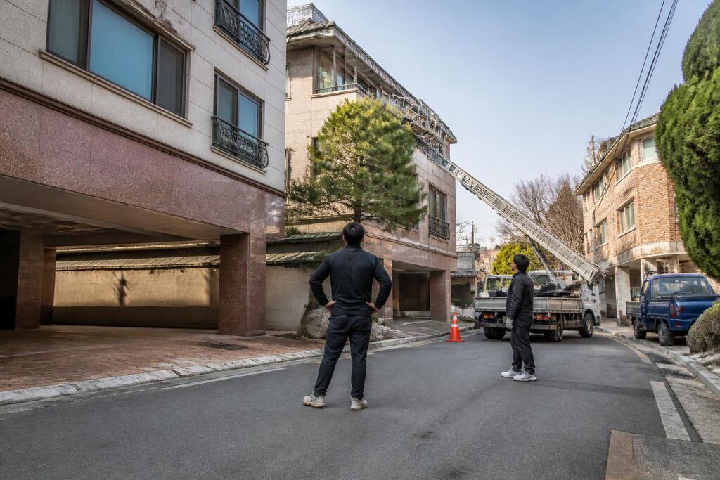 경기 사다리차 작업 범위와 현장 조건 이미지