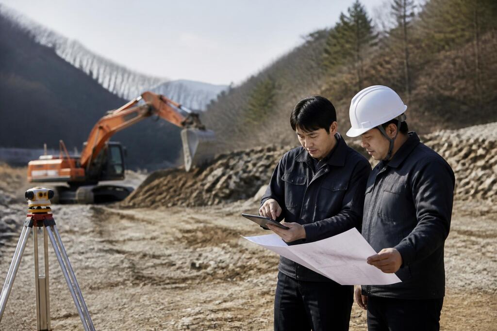 경남 기타 중장비 작업 범위와 현장 조건 이미지