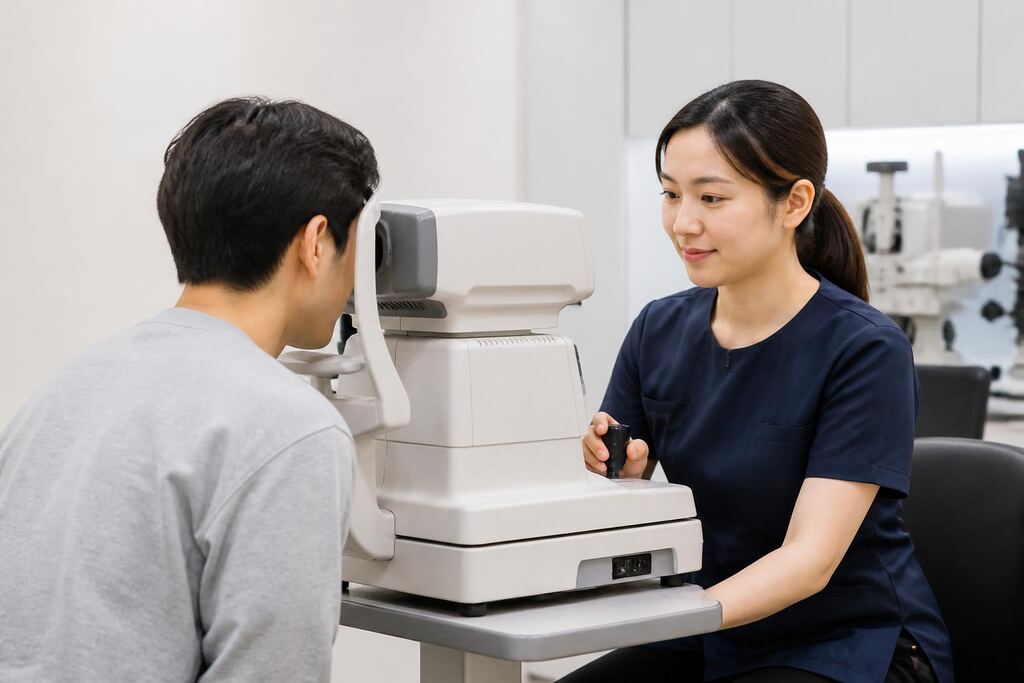 경기 시력교정 작업 범위와 현장 조건 이미지