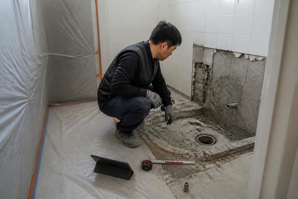 경북 욕실 리모델링 작업 범위와 현장 조건 이미지