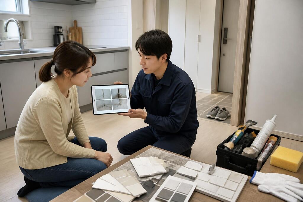 세종특별자치시 줄눈 비용과 업체 비교 정보 이미지