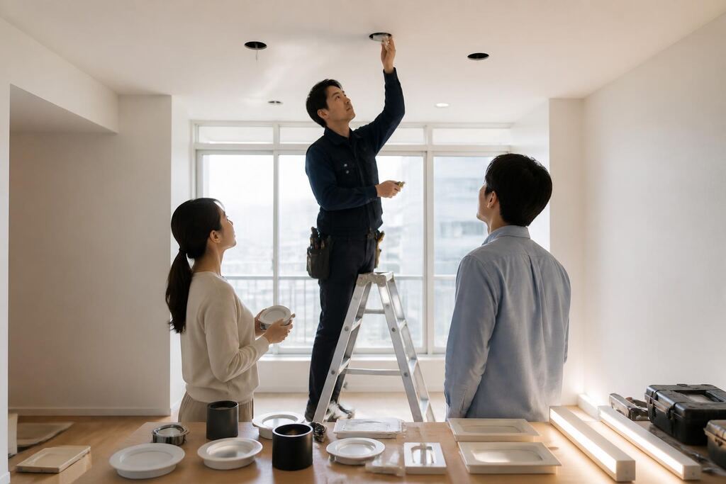 서울 종로구 조명 설치 이미지