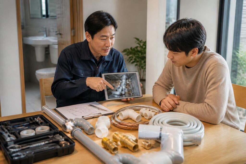 전남광주통합특별시 수도·배관 설비 비용과 업체 비교 정보 이미지