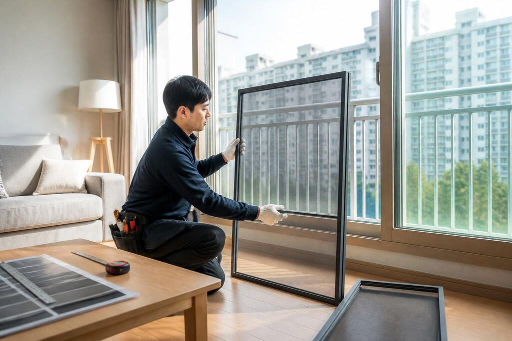 서울 방충망 이미지