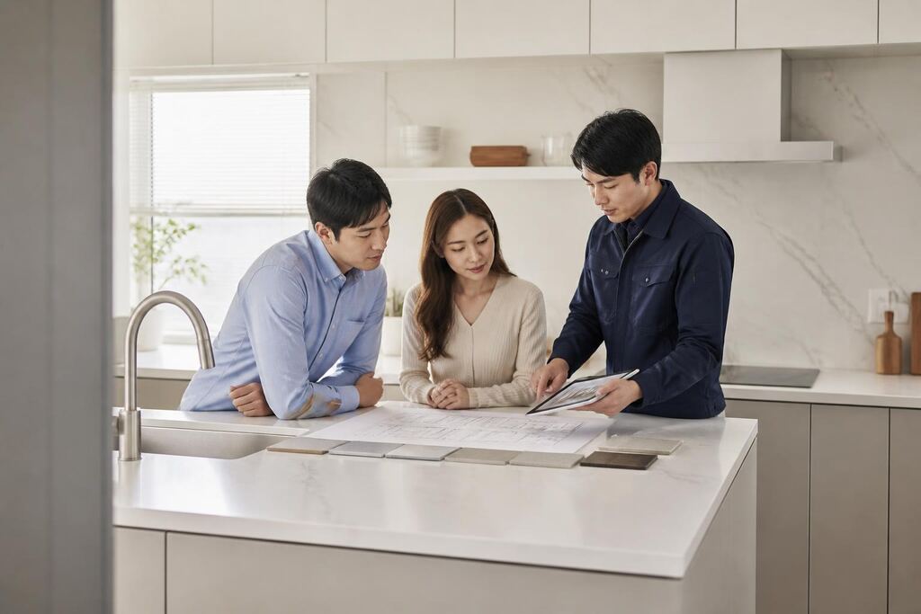 인천 싱크대 시공 이미지