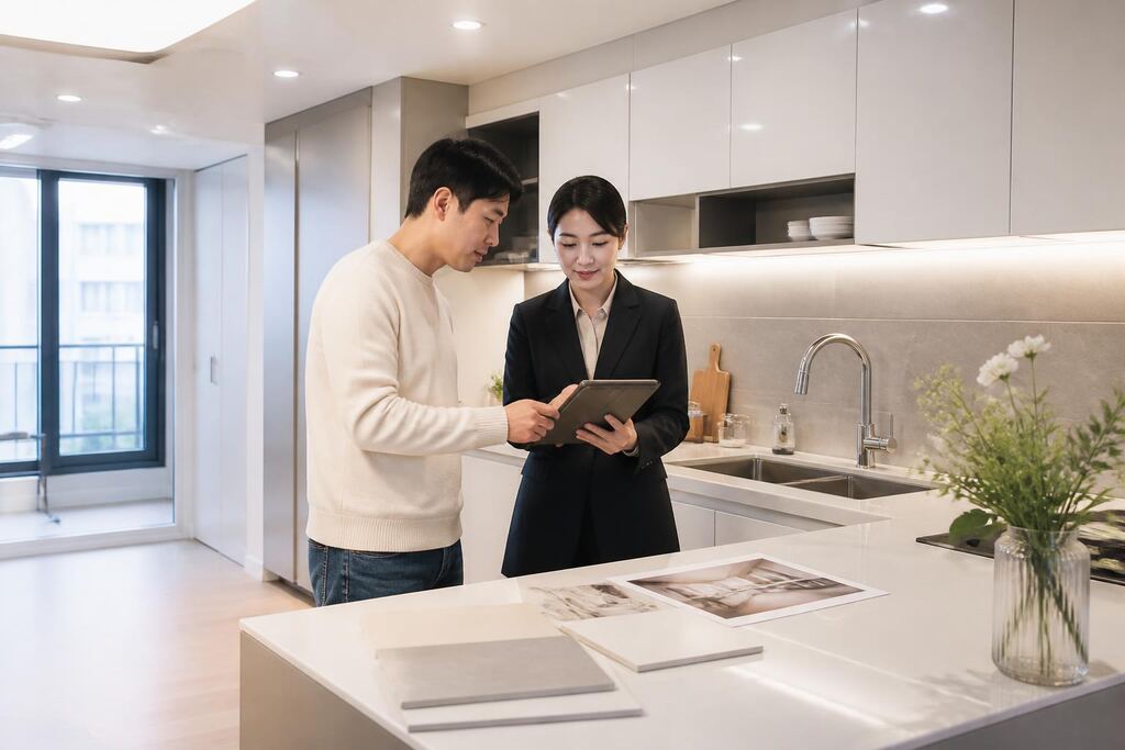 울산 싱크대 시공 이미지