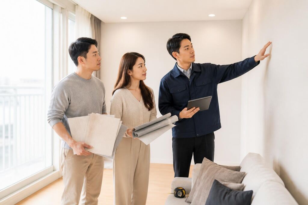 부산 도배 이미지