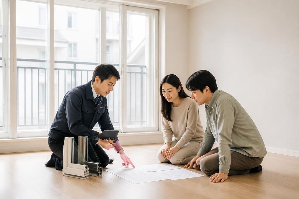 충북 샷시·창호 시공 이미지