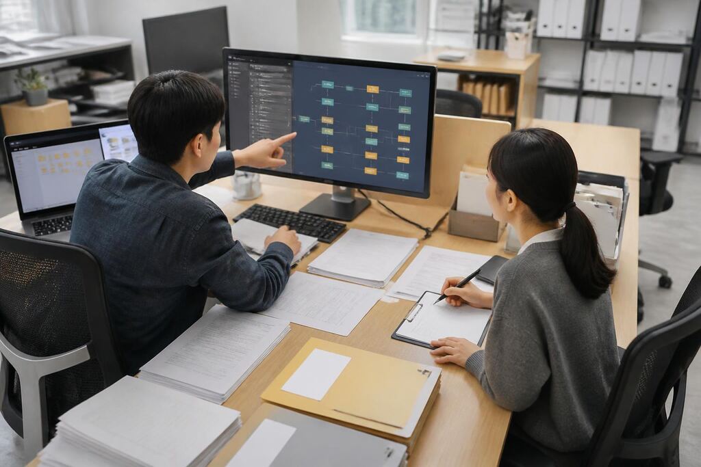 강원특별자치도 업무 자동화 개발 작업 범위와 현장 조건 이미지