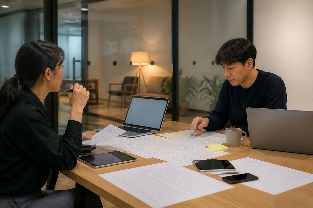 경남 모바일 앱 개발 작업 범위와 현장 조건 이미지