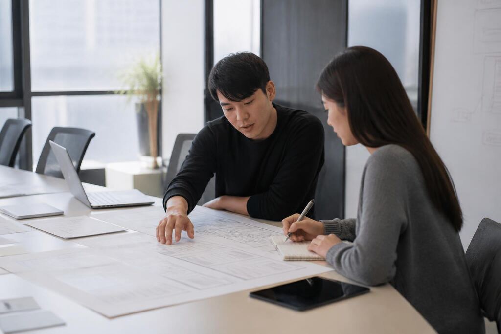 서울 프로그램 개발 작업 범위와 현장 조건 이미지