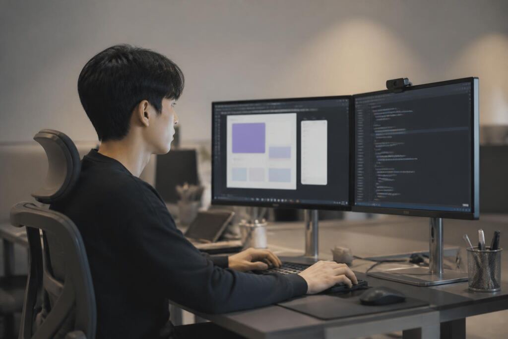 서울 웹 퍼블리싱 작업 범위와 현장 조건 이미지