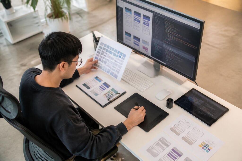 대구 웹 퍼블리싱 작업 범위와 현장 조건 이미지