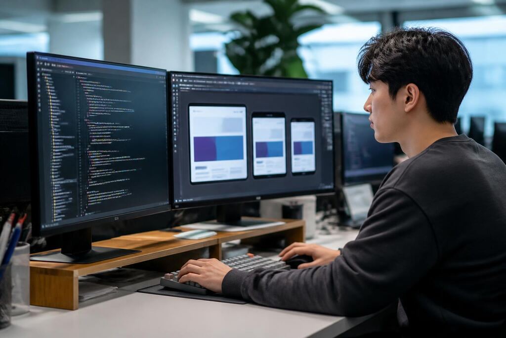 인천 웹 퍼블리싱 작업 범위와 현장 조건 이미지