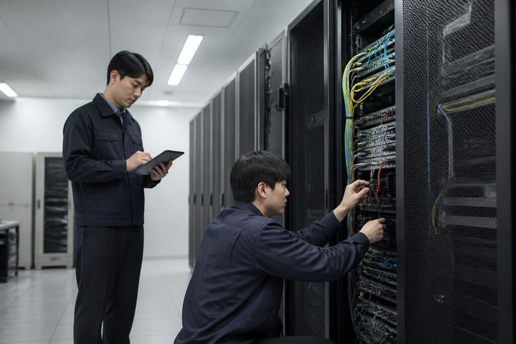 서울 서버 구축·이전 작업 범위와 현장 조건 이미지