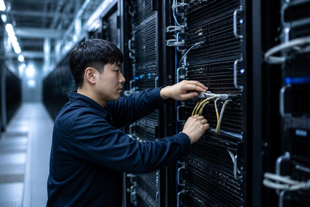 경북 서버 구축·이전 작업 범위와 현장 조건 이미지