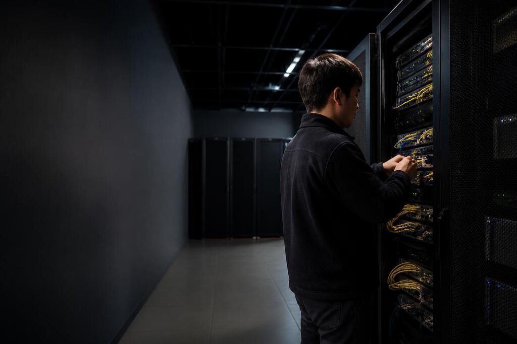 경남 서버 구축·이전 작업 범위와 현장 조건 이미지